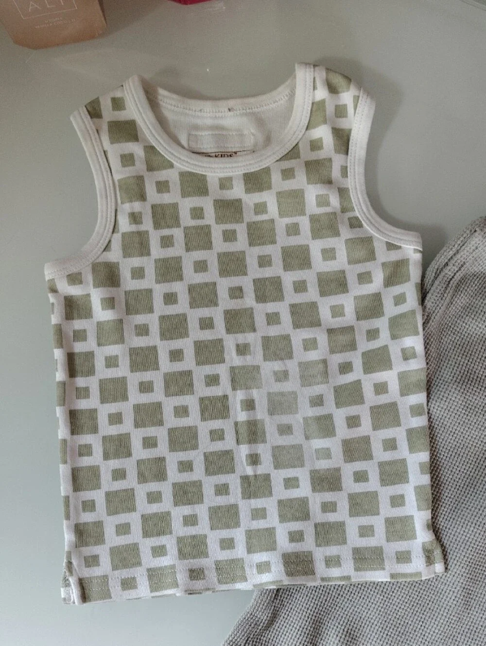 100% Cotton Tank and Waffle Knit Lounge Pants Set Size 3T